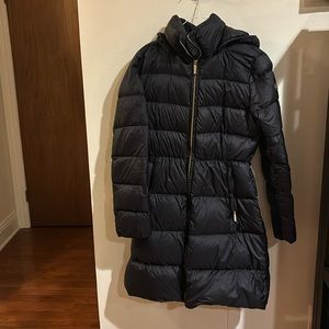Michale Kors Navy Blue Puffer Jacket